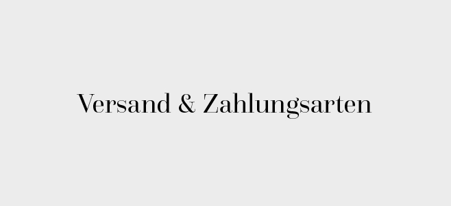 Versand und Zahlung Versandinformationen von Nicowa