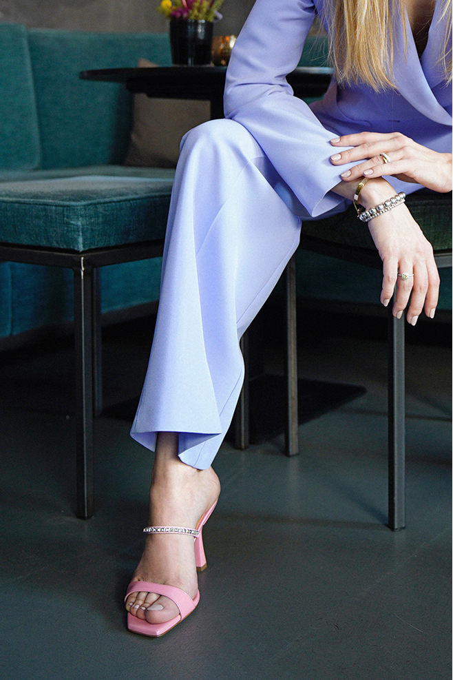 Business look high heels made in Italy