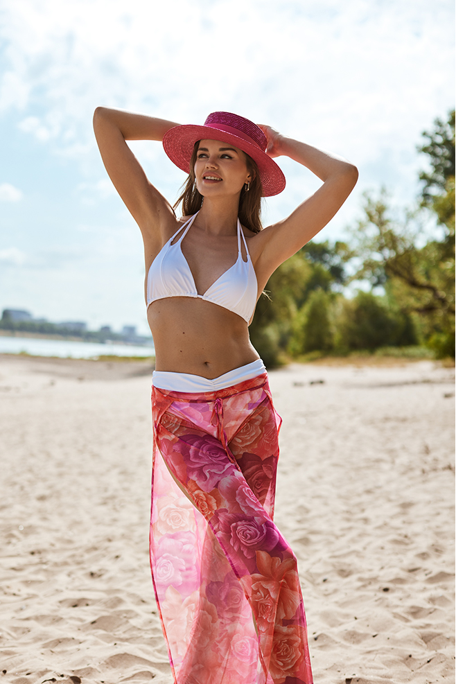 Beach Pants Trending beach trousers with roses