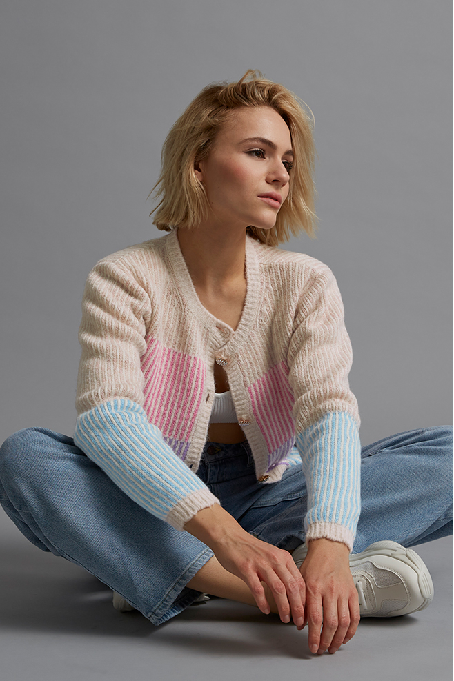 Modern Knitwear Cosy Cardigan made by Nicowa