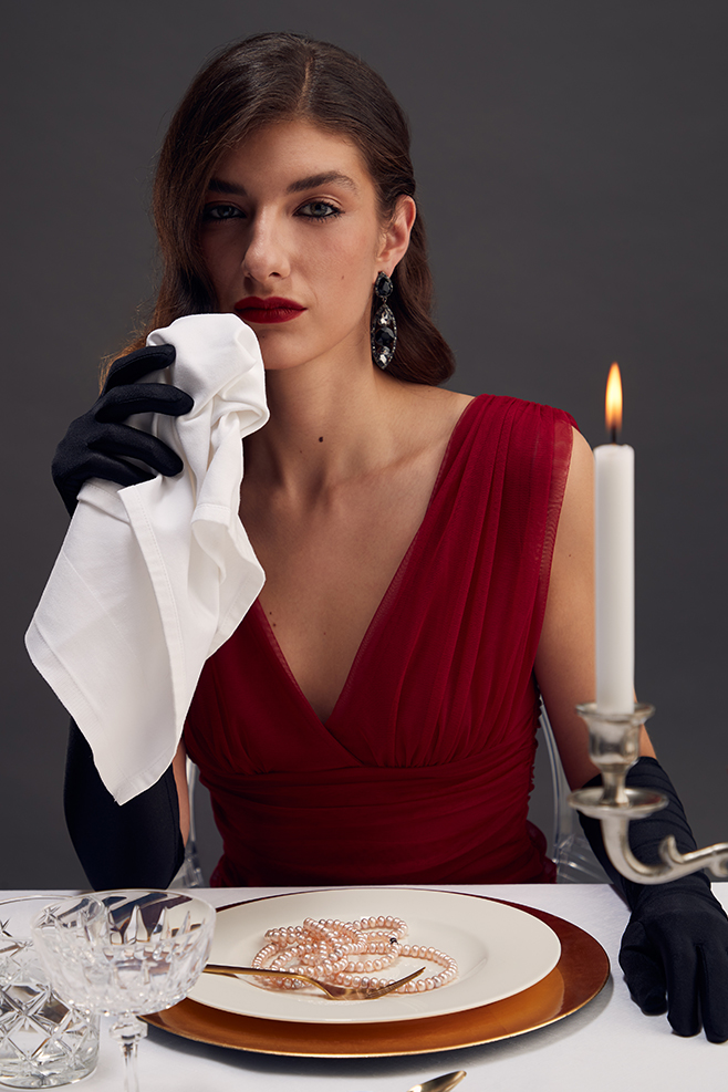 Rotes Tüllkleid Hochwertige Cocktailkleider aus Tüll für Partys