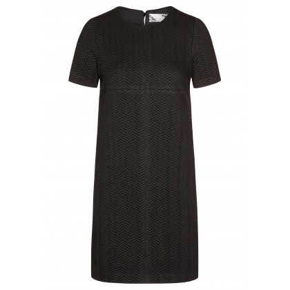 Modernes Kleid JULIA mit stilvollem Fischgrätenmuster /