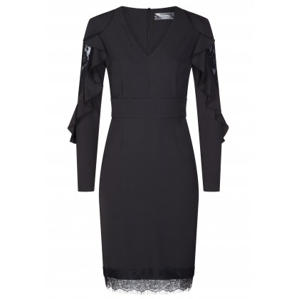 Verführerisches Kleid JOHANNA mit eleganter Spitze /