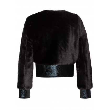 Stilvolle Jacke LISA in eleganter Kunstpelz-Qualität /