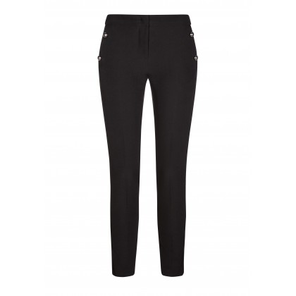 Stilvolle Hose MARLENE mit edel changierenden Details /