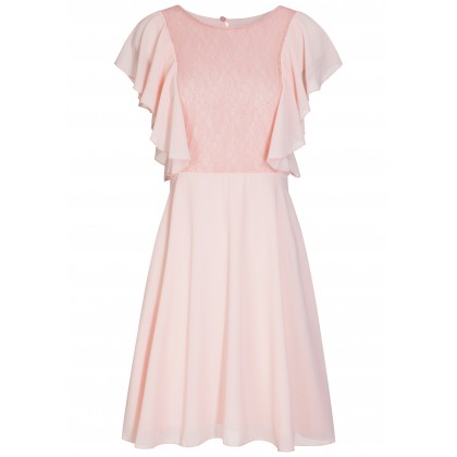 Feminines Kleid MINA mit stilvollen Spitzen-Details /