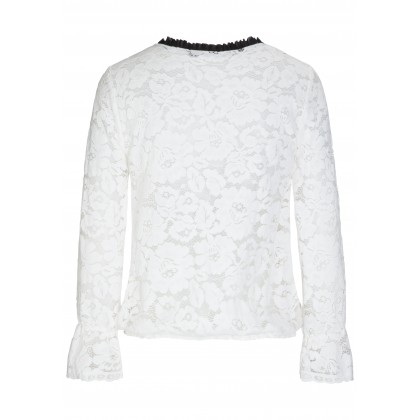 Stilvolle Bluse CARLOTTA in edler Spitzen-Optik /