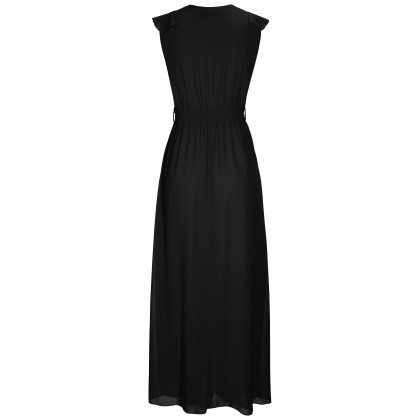Schwungvolles Maxikleid BONELLA mit stilvollen Volants /