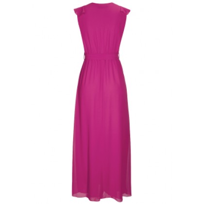 Schwungvolles Maxikleid BONELLA mit stilvollen Volants /