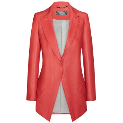 Modische Jacke DELFA in stilvoller Leder-Optik /