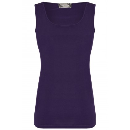 NICOWA- Basic Top NAVELIA mit breiten Trägern /