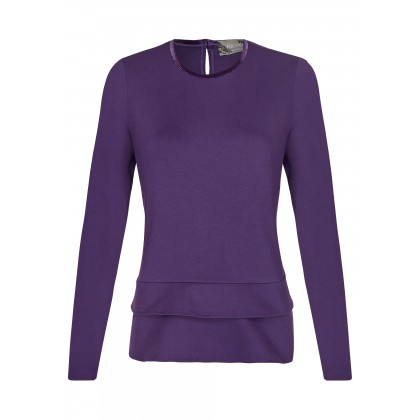 NICOWA – Sweatshirt Oberteil OGENIA mit Rüschendetails /