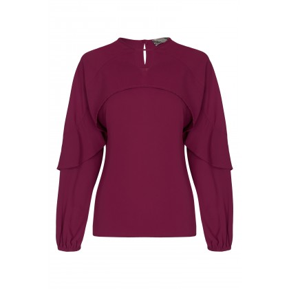 NICOWA – Leichte Bluse NANDRA mit Volant Details /