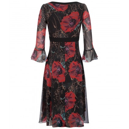 NICOWA - Romantisches Blumen-Kleid OWIDOLA /