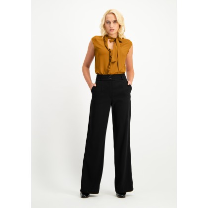 Zeitlose Hose NOFIOVA mit weitem Bein /