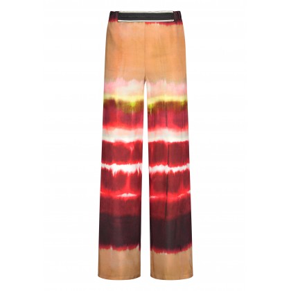 Lässige Hose ANELLA mit Batikmuster /