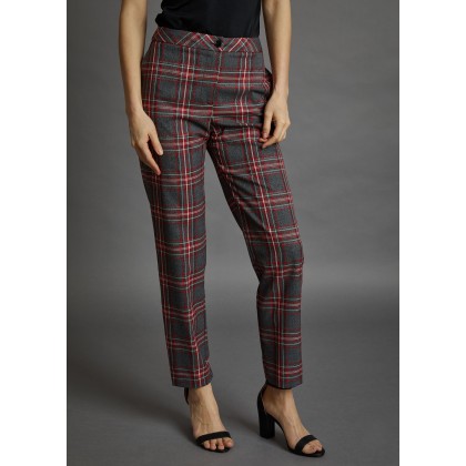 Lange Hose mit Schottenmuster – MIKOLA /