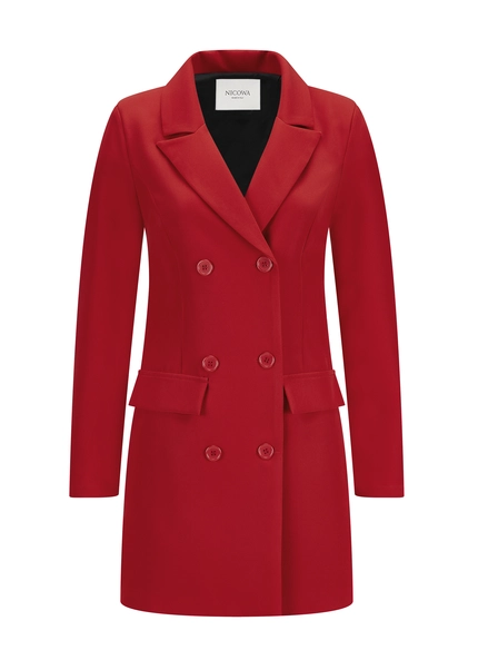 Nicowa Classic blazer dress with gold-coloured buttons - MONIWA in REDarticle number NC6A52011014E-047