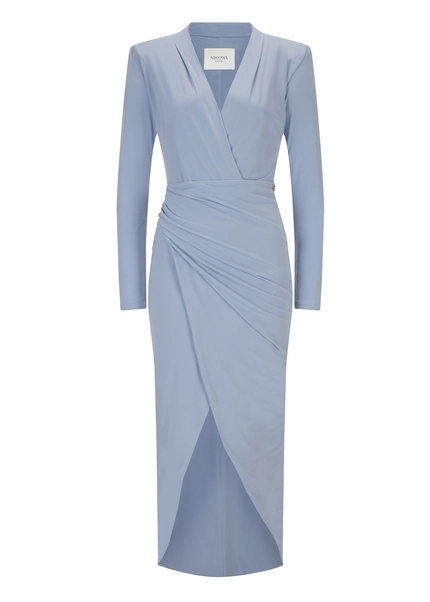 Nicowa Draped midi dress - MICIMA in LIGHTBLUEarticle number NC8A12003025E-019