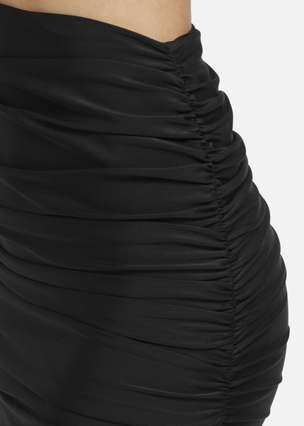 Drapiertes Minikleid- OCAWI MINI, BLACK 