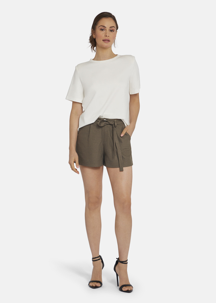 CARLAWO, OLIVE PINSTRIPE Rückansicht