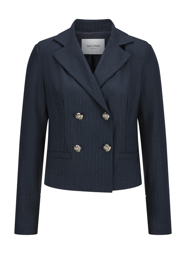 CARLOWIA, NAVY PINSTRIPE Frontansicht