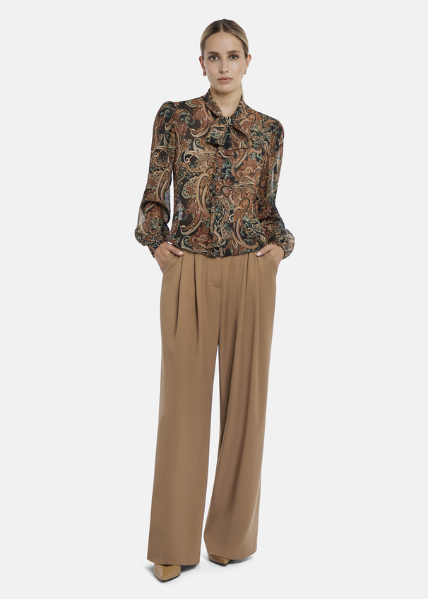 ELAWI, BEIGE PAISLEY Rückansicht